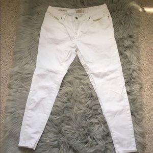 Lucky Brand Sienna Cigarette White ankle jeans